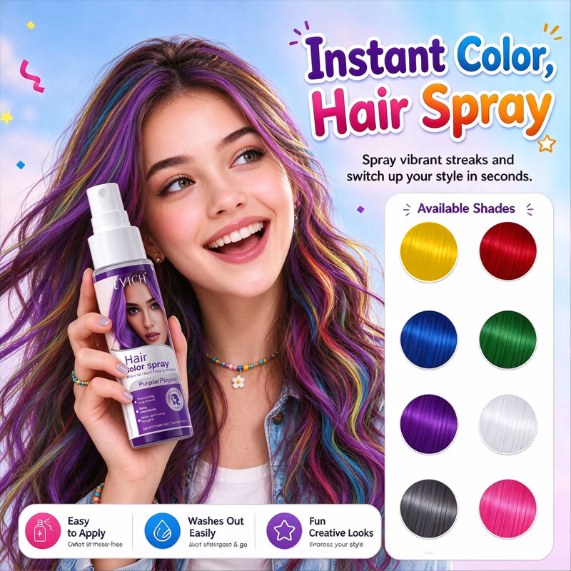 Hair Spray Color - Temporary Hair Color Spray For Kids