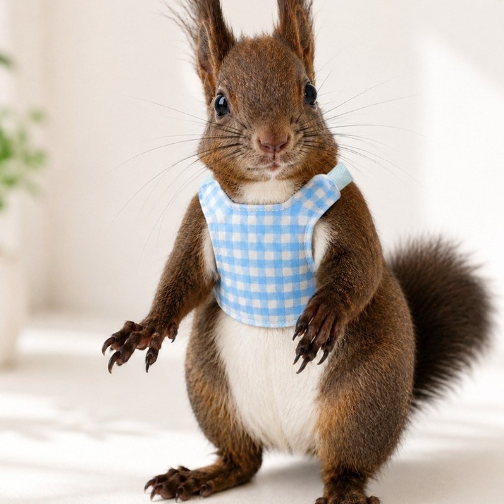 Plaid Ferret Escape-Proof Harn - D Ring Strap ulasan dan harga
