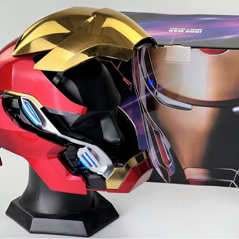 MK50 Iron Man Wearable Helmet  - Cosplay Fire Prop ulasan dan harga