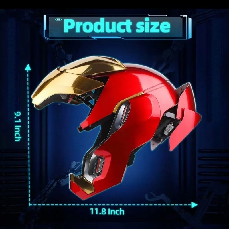 MK50 Iron Man Wearable Helmet  - Cosplay Fire Prop ulasan dan harga