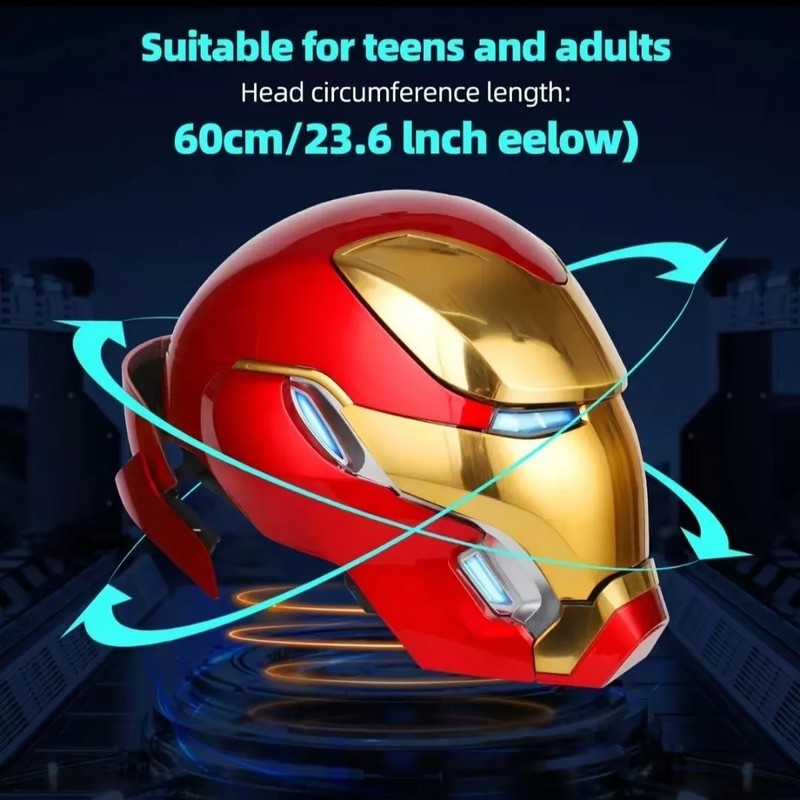 MK50 Iron Man Wearable Helmet  - Cosplay Fire Prop ulasan dan harga