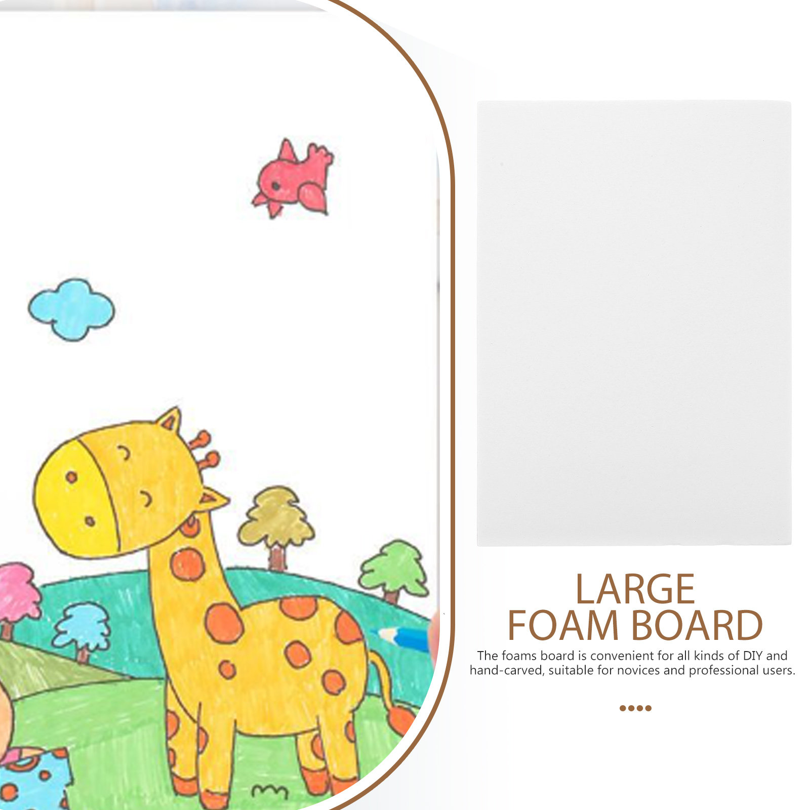 10Pcs Large Foam Boards Blank  - Cosplay Prop Foam Board ulasan dan harga