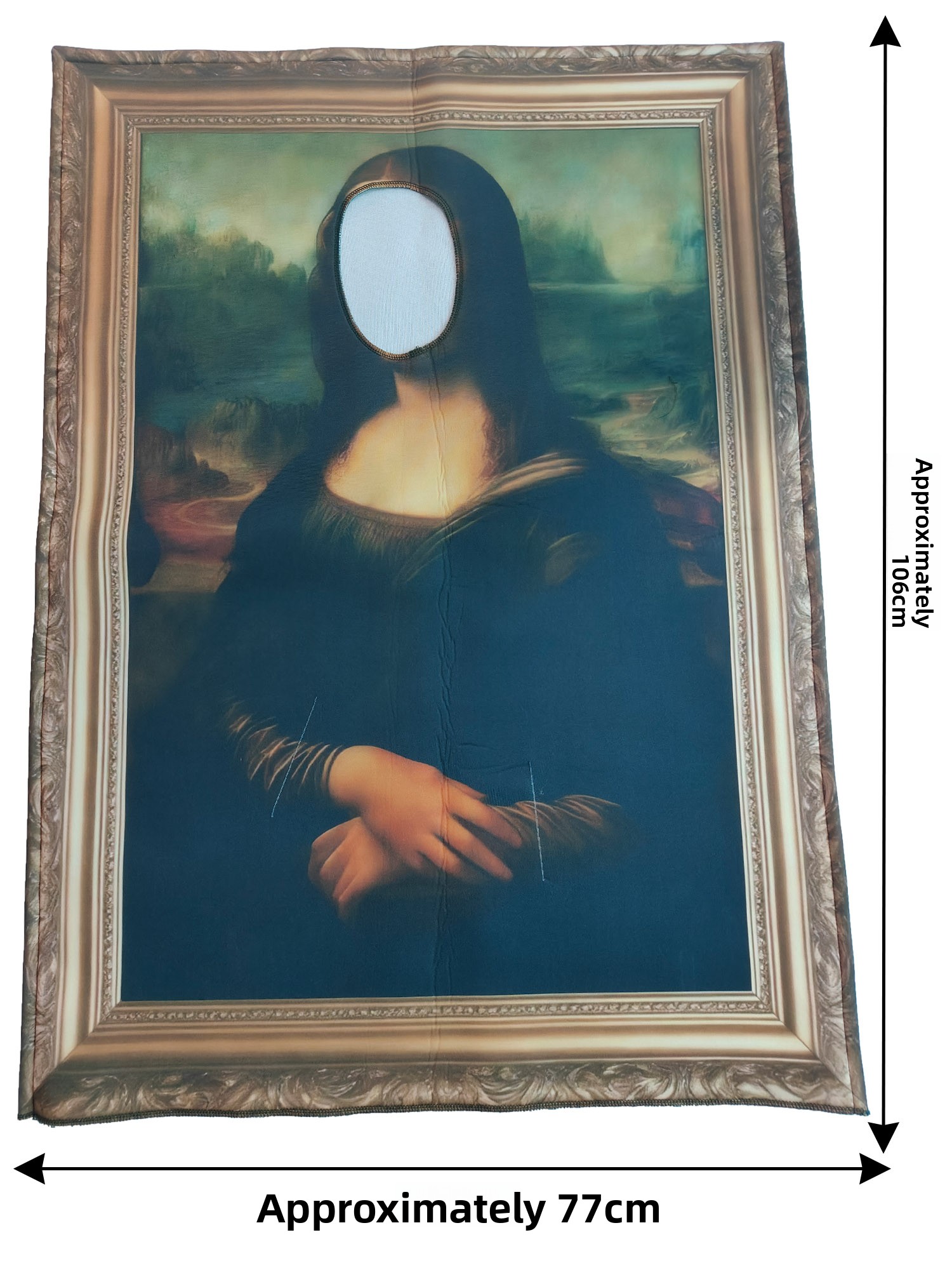 Halloween Mona Lisa Smile Cosp - Cosplay Prop Paint ulasan dan harga