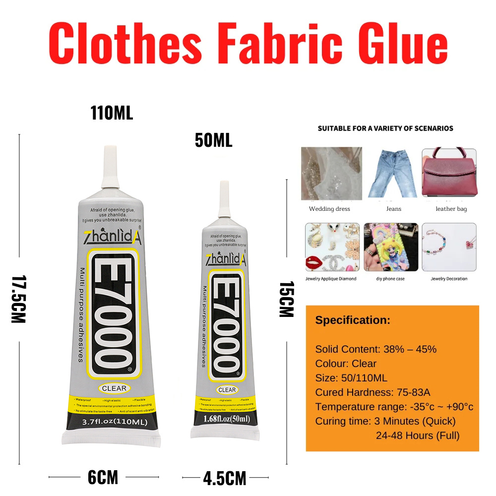 E7000 Glue Clear Contact DIY C - Contact Cement Glue ulasan dan harga